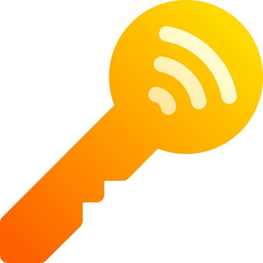 Key wifi computing password icon Key wifi computing password icon