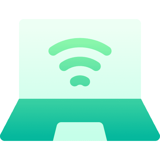 Laptop wifi signal wifi electronics icon Laptop wifi signal wifi electronics icon