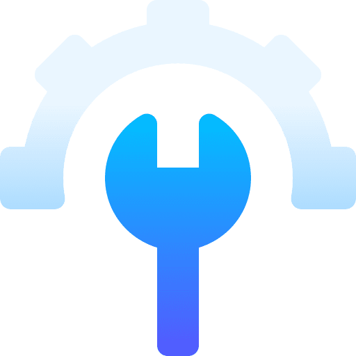 Settings cogwheel settings wrench icon Settings cogwheel settings wrench icon