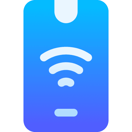 Smartphone wifi connection mobile phone wifi signal icon Smartphone wifi connection mobile phone wifi signal icon