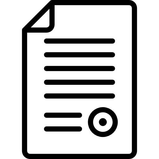 Agreement business arragement certification icon Agreement business arragement certification icon