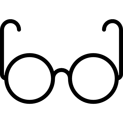 Glasses glasses tools and utensils reading glasses icon