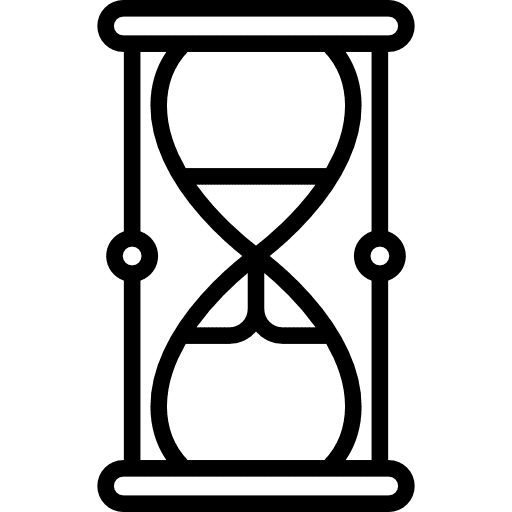 Hourglass time tool waiting icon Hourglass time tool waiting icon