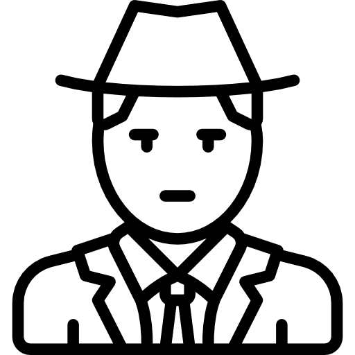 Detective people anonymous incognito icon Detective people anonymous incognito icon