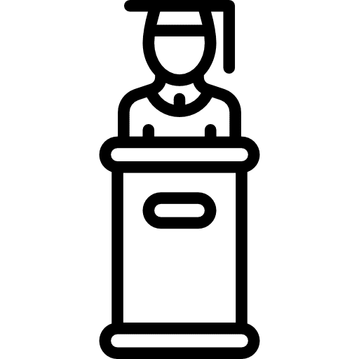 Judge trial justice people icon Judge trial justice people icon