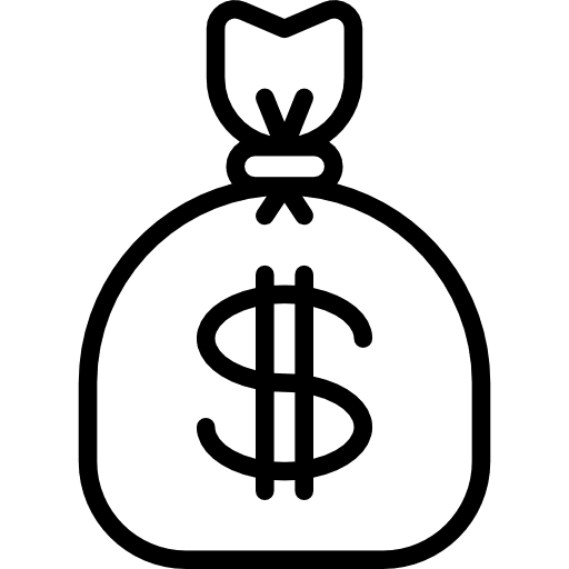 Money bag banking currency money bag icon Money bag banking currency money bag icon