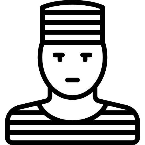 Prisoner arrest prisoner criminal icon Prisoner arrest prisoner criminal icon