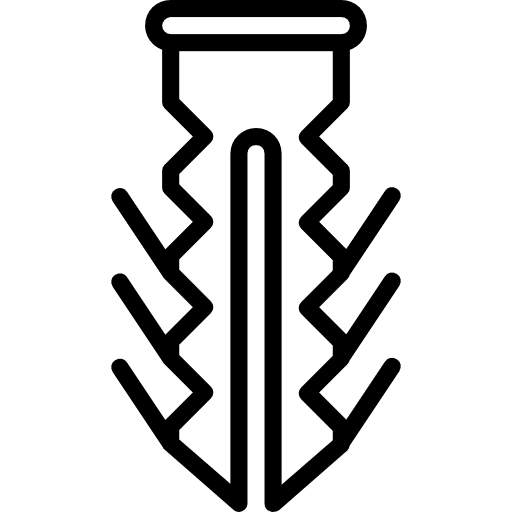 Wall plug construction and tools improvement wall plug icon