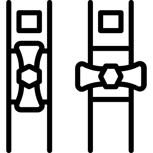 Gas pipe industry buildings industrial icon