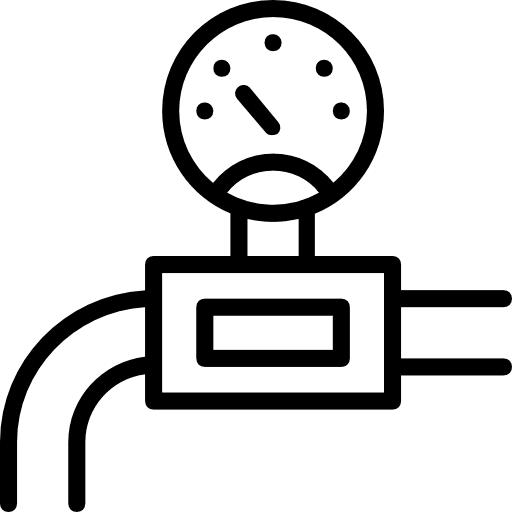 Gas pipe valve oil valve oil icon