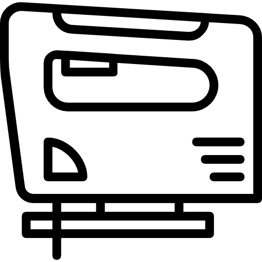 Jigsaw cut repair cutter icon