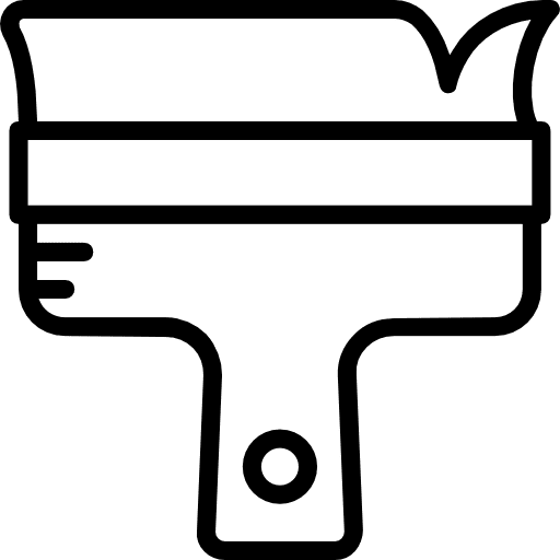 Paint brush paintbrush painter art and design icon