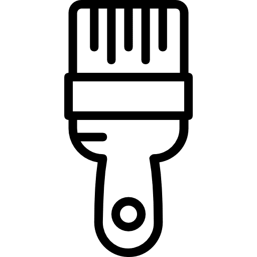 Paint brush paintbrush tools and utensils paint icon