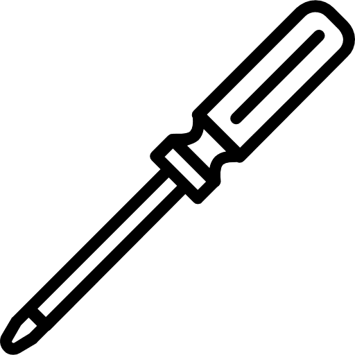 Screwdriver construction home repair construction and tools icon