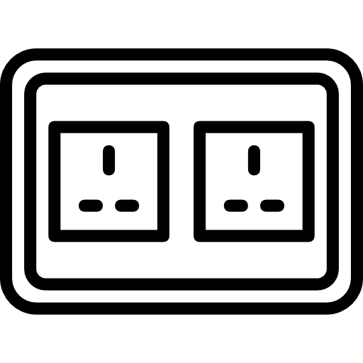 Socket electrical socket tools and utensils icon