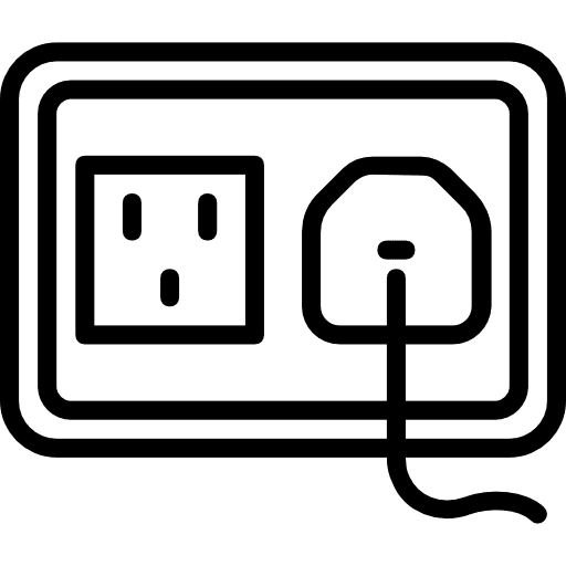 Socket plug socket electronics icon