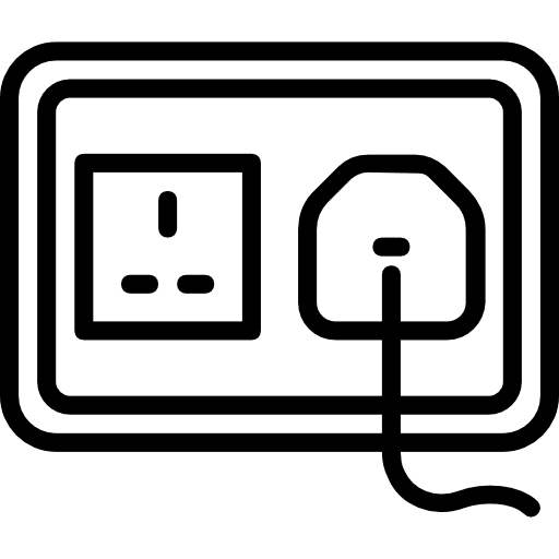 Socket technology connection electrical icon