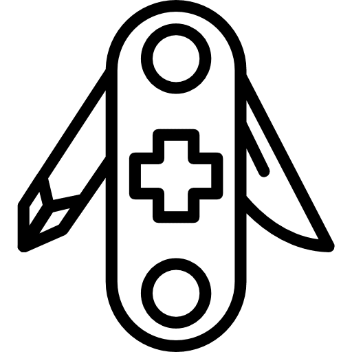 Swiss army knife swiss army knife tools and utensils construction and tools icon