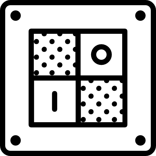 Switch electronics interface technology icon