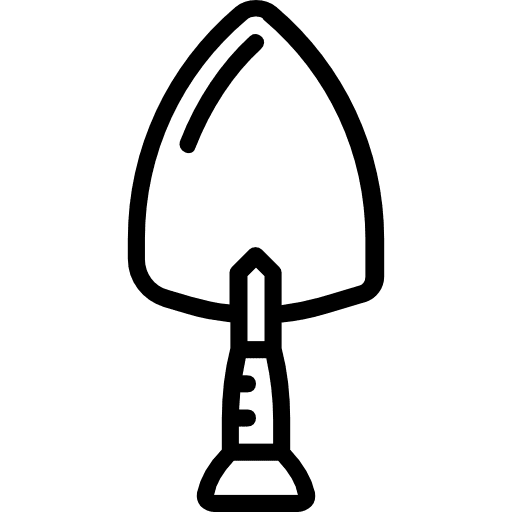 Trowel trowel gardening tools and utensils icon