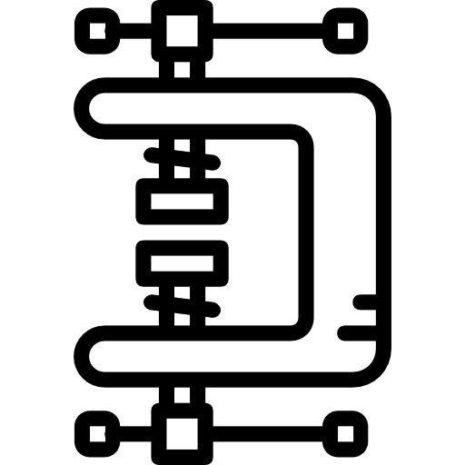 Vise construction improvement construction and tools icon