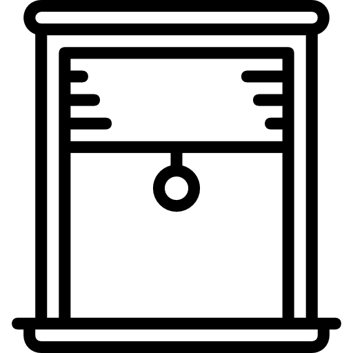 Window curtains window decoration icon