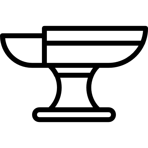 Anvil anvil metal improvement icon