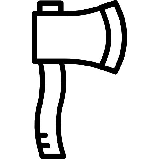 Axe axe weapons medieval icon