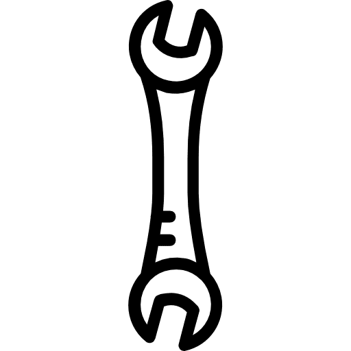 Wrench construction and tools home repair edit tools icon