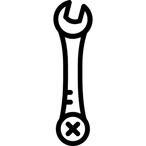 Wrench improvement wrench home repair icon