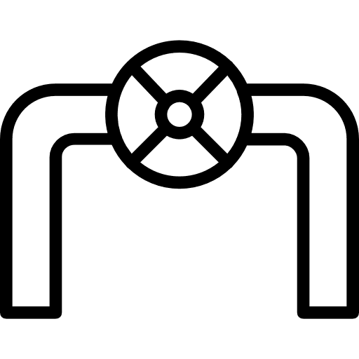 Gas pipe industrial industry gas pipe icon