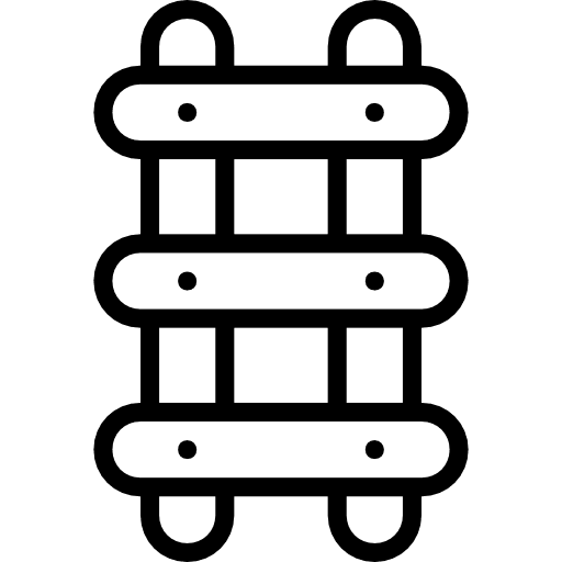 Ladder improvement ladder construction icon