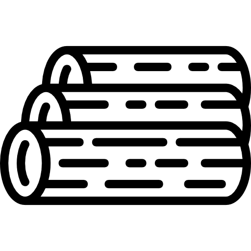 Log nature wooden log icon