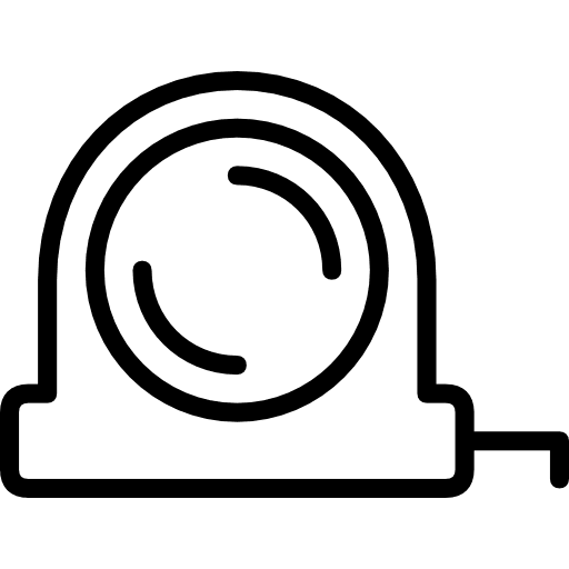 Measuring tape measuring tape construction and tools construction icon