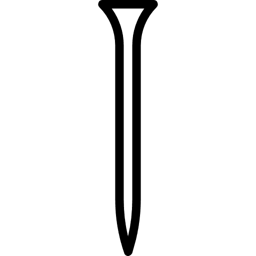 Nail nail home repair carpentry icon