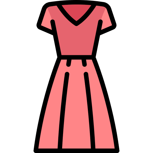 Dress stylish fashion dresses icon