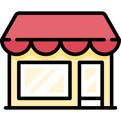 Shop shop shopping store business and finance icon