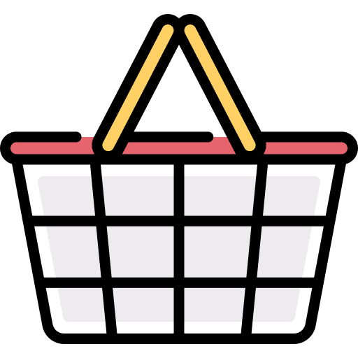 Shopping basket online store shopping basket ecommerce icon