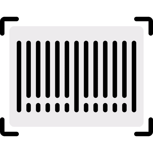 Barcode price commerce and shopping barcode icon