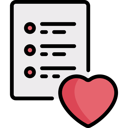 List interface document miscellaneous icon