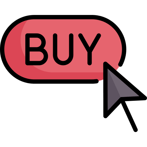 Buy button circumference commerce icon