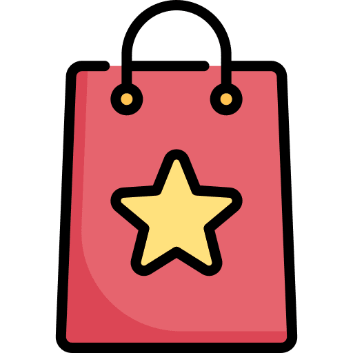 Shopping bag commerce and shopping shopping commerce icon