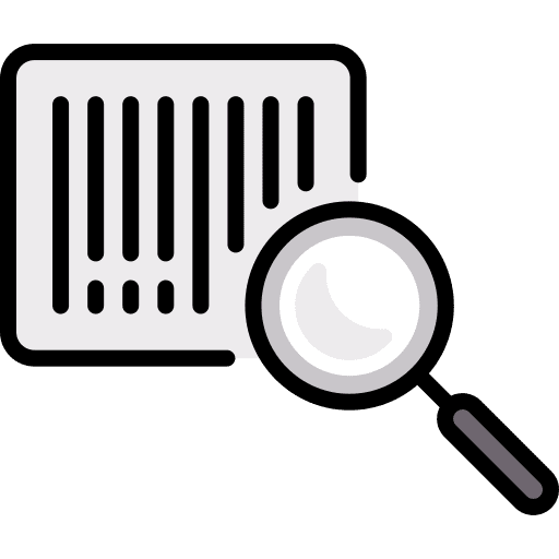 Barcode products barcode commerce and shopping icon