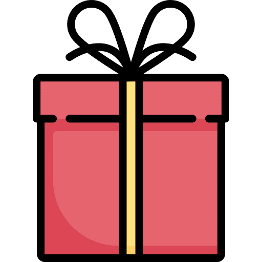 Gift surprise present birthday icon