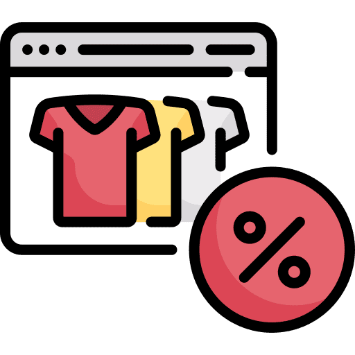 Online shop browser multimedia commerce and shopping icon