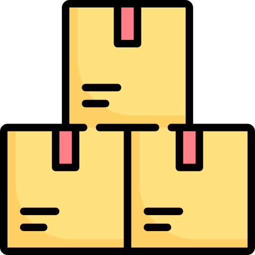 Package fragile quantity packaging icon