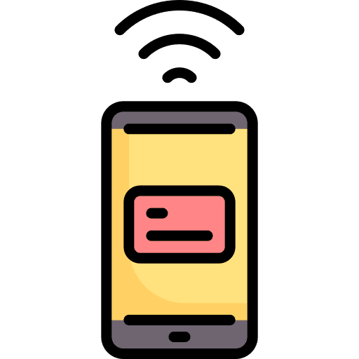 Payment method cellphone app smartphone icon