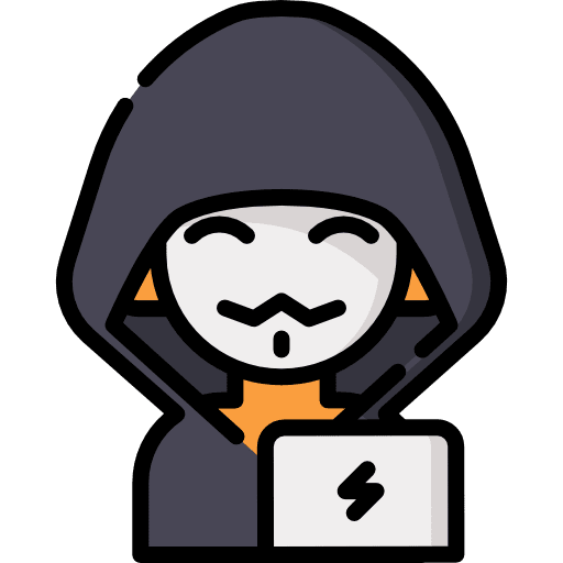 Hacker computing hacker security icon