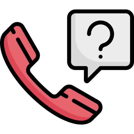 Telephone commerce and shopping telephone call conversation icon