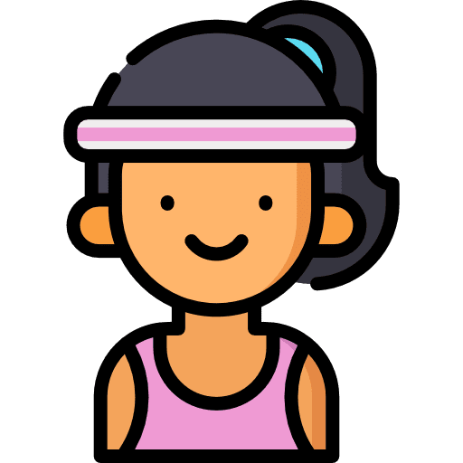 Athlete sports and competition human professions and jobs icon